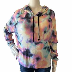 GUC Pink Tie Dye Hoodie Small
